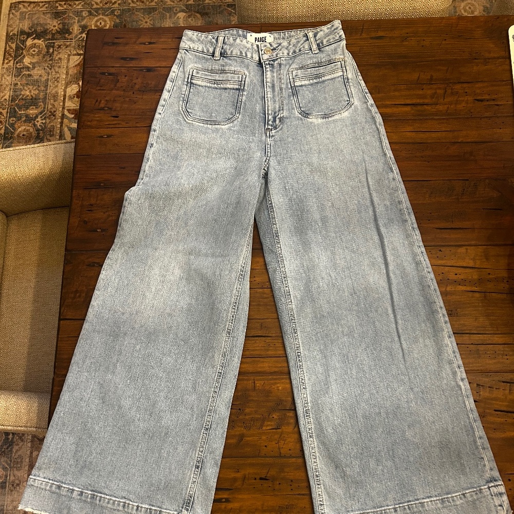 Paige Denim Harper Ankle in Zayden Distressed